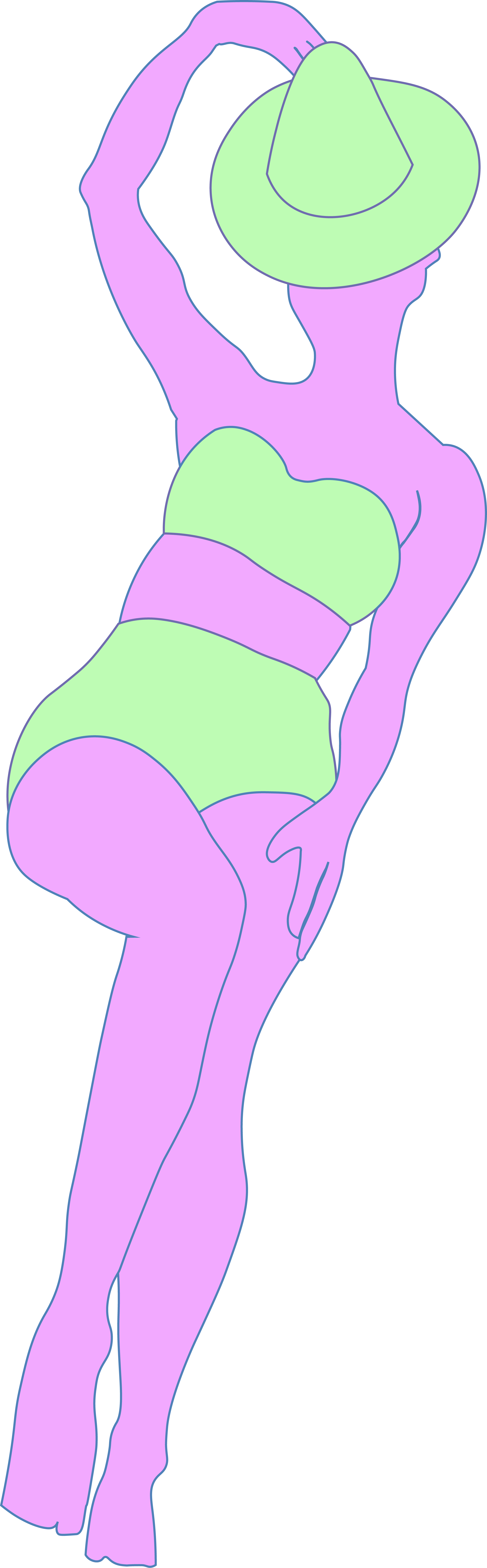 Green suit