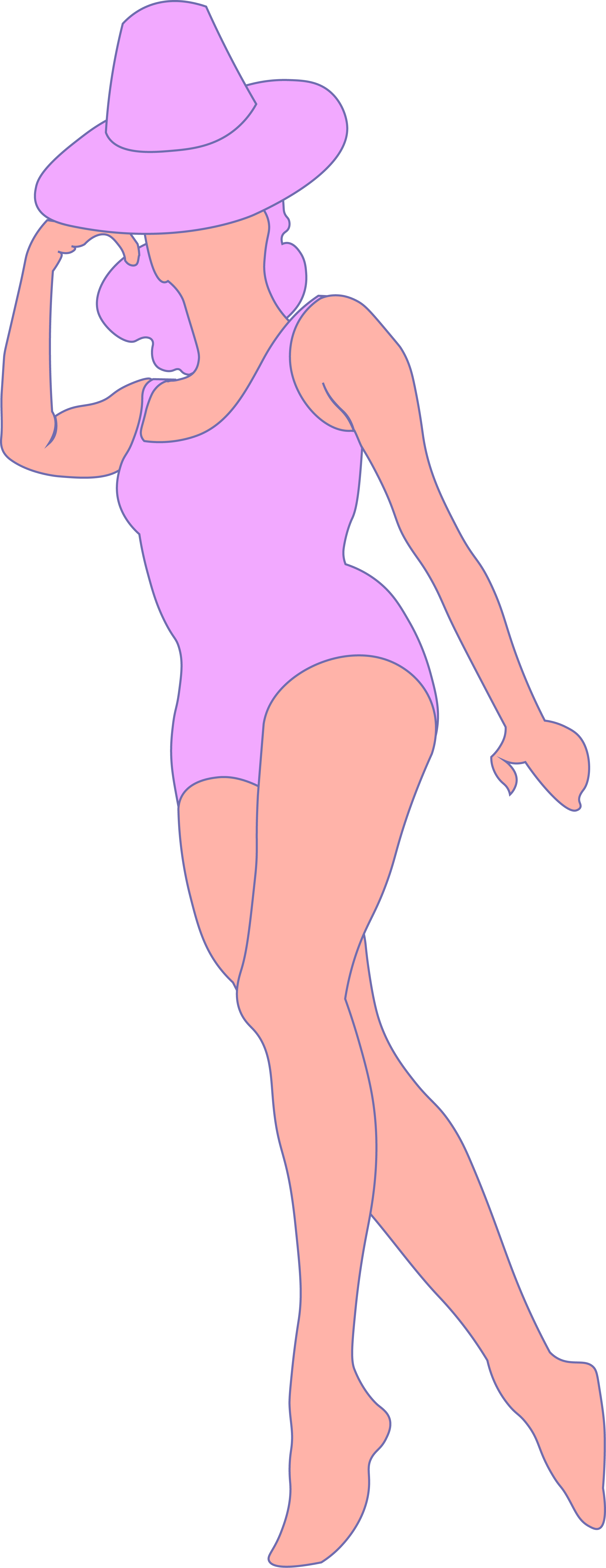 Pink suit